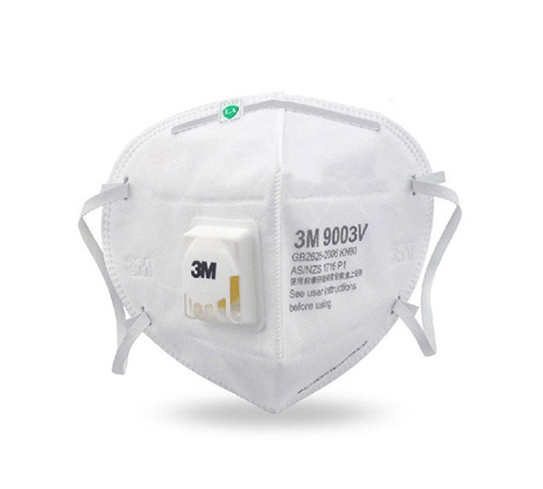 3M 9003V带阀防护口罩 防粉