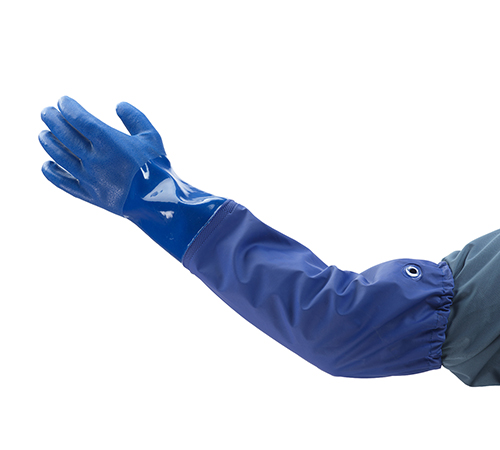 安思尔 通用长蓝色防护手